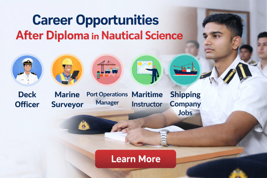 Career Opportunities After Diploma in Nautical Science
