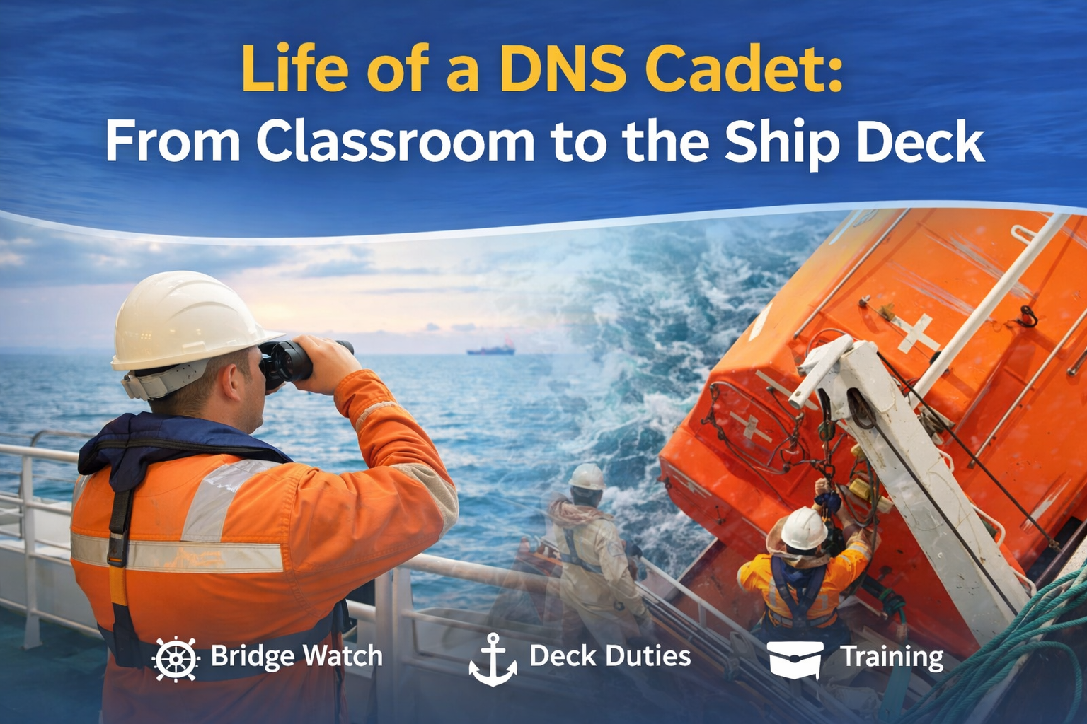 Life of a DNS Cadet: From Classroom to the Ship Deck